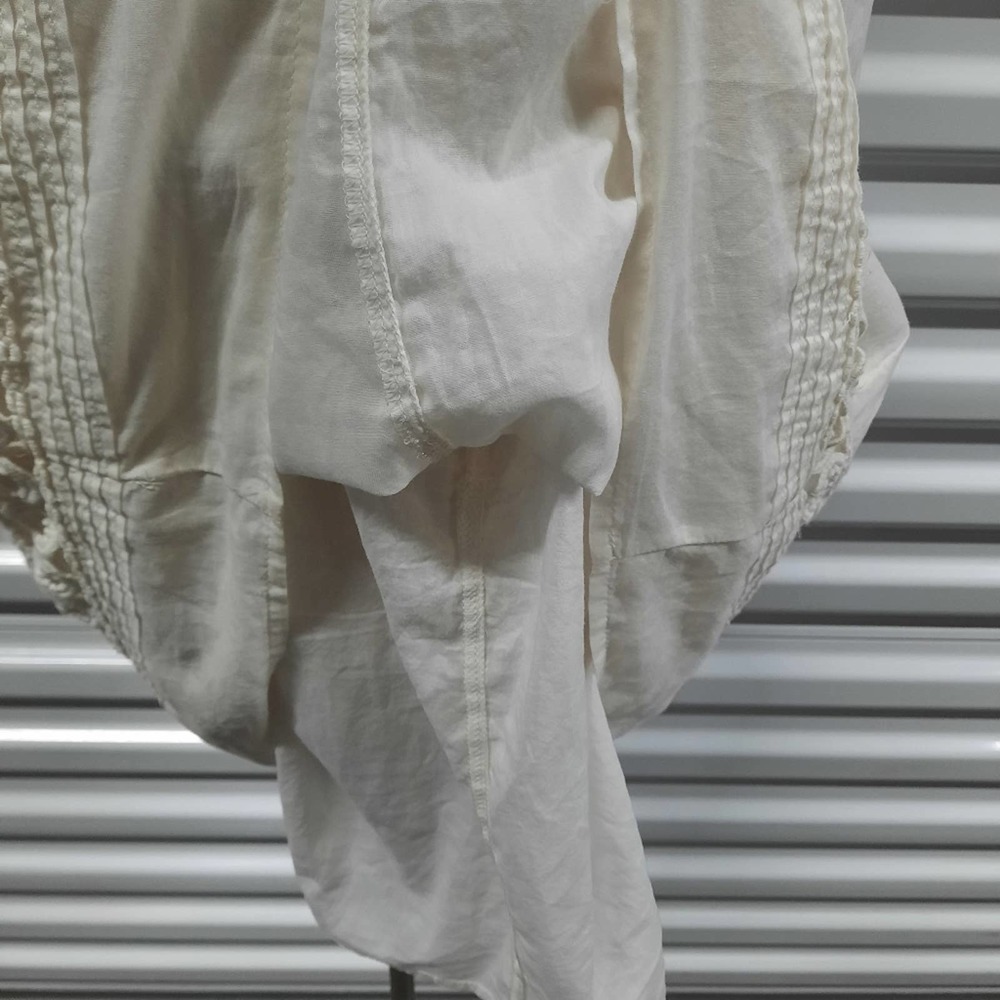 Old Navy Dress Women's Size 2 Off White Sleeveless Embroidered Casual Cotton - Picture 7 of 10